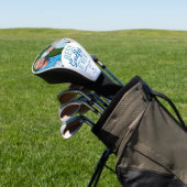 Beste Golfer ooit Foto Vaderdag Custom Golfheadcover (Insitu)
