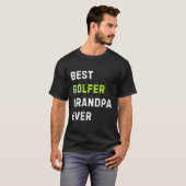 Beste Golfer Opa Ooit - Golfspeler Opa T-shirt (Voorkant volledig)