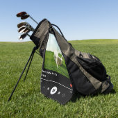 Beste Golfer Opa Song Hoesje Verjaardag Trendy Golfhanddoek (Groen)