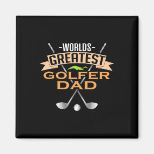 Beste Golfer Papa Golf Vader Ter Wereld Magneet