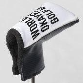 Beste Golfer Papa Vaderdag Golfen Ter Wereld Golfheadcover (3/4 voorkant)