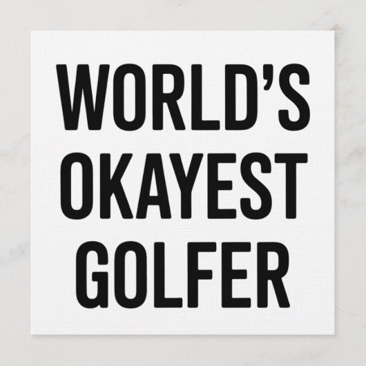 Beste Golfer Papa Vaderdag Golfen Ter Wereld Kaart (Voorkant)