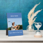 Beste Golfer Plaque Fotoplaat (Zijkant)