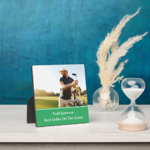 Beste Golfer Plaque Fotoplaat