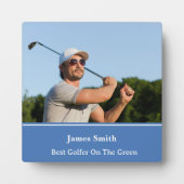 Beste Golfer Plaque Fotoplaat (Voorkant)