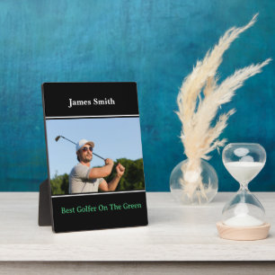 Beste Golfer Plaque Fotoplaat