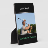 Beste Golfer Plaque Fotoplaat (Zijkant)