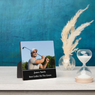 Beste Golfer Plaque Fotoplaat