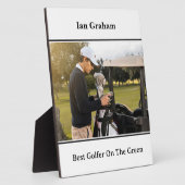 Beste Golfer Plaque Fotoplaat (Zijkant)