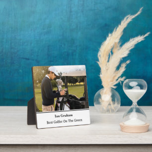 Beste Golfer Plaque Fotoplaat
