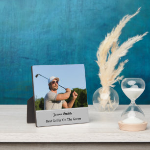 Beste Golfer Plaque Fotoplaat