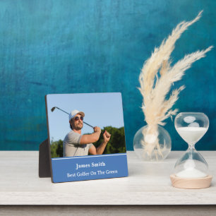 Beste Golfer Plaque Fotoplaat