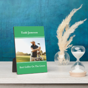 Beste Golfer Plaque Fotoplaat