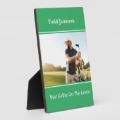 Beste Golfer Plaque Fotoplaat (Zijkant)
