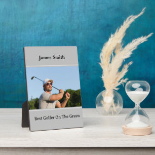 Beste Golfer Plaquette Fotoplaat