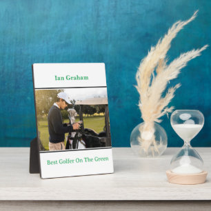 Beste Golfer Plaquette Fotoplaat