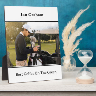 Beste Golfer Plaquette Fotoplaat