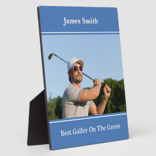 Beste Golfer Plaquette Fotoplaat