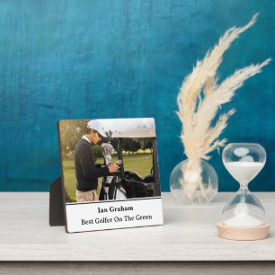 Beste Golfer Plaquette Fotoplaat