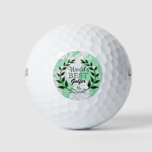 Beste Golfer ter wereld - Mijn vader Golfballen (Voorkant)