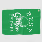 Beste Golfer voor Par Golfhanddoek (Horizontaal)