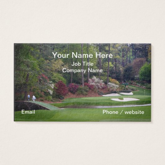Beste GolfVisitekaartje Visitekaartje (Voorkant)