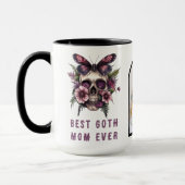 Beste Goth Moeder Ooit Schedel Mot Paarse Moederda Mok (Links)