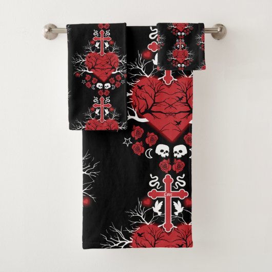 Beste Gotische Gift Accessoires Bad Handdoek (Insitu)