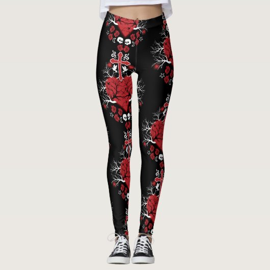Beste Gotische Gift Accessoires Leggings (Voorkant)