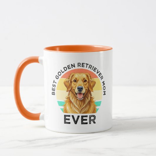 Beste Gouden Retriever Moeder Ooit Mok (Links)