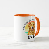 Beste Gouden Retriever Moeder Ooit Mok (Voorkant rechts)