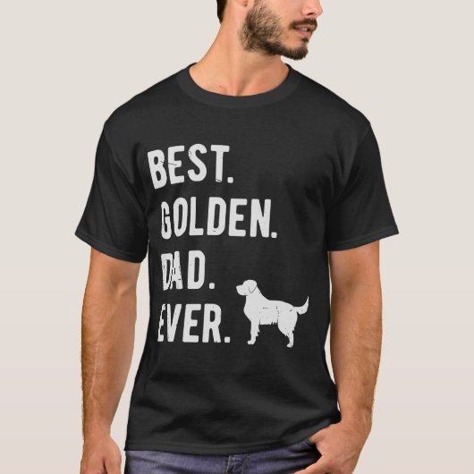 Beste gouden vader Mannen gouden koorts T-shirt (Voorkant)