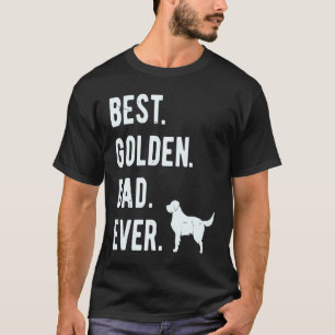 Beste Gouden Vader Ooit Heren Gouden Retriever Hon T-shirt