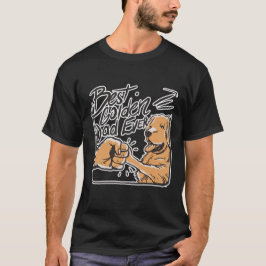 Beste gouden vader ooit t-shirt