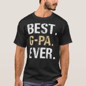 Beste GPa grafische GPa Gift van Grootdochter Gran T-shirt (Voorkant)