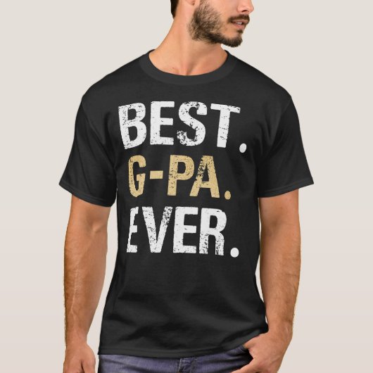Beste GPa grafische GPa Gift van Grootdochter Gran T-shirt (Voorkant)