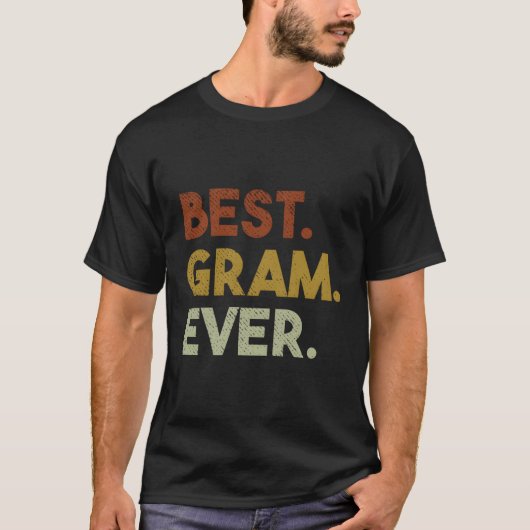 Beste gram ooit voor oma Moederdag T-shirt (Voorkant)
