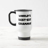 Beste Gramma Black of White ter wereld Reisbeker (Links)