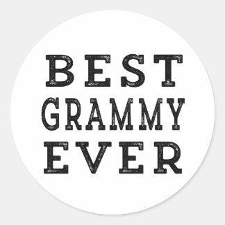 Beste Grammy Ever Ronde Sticker