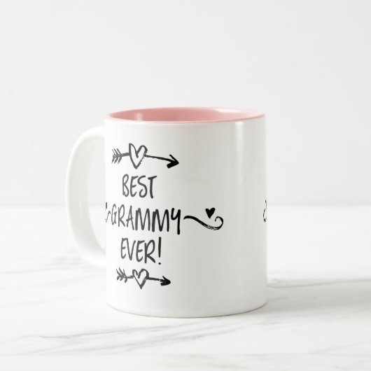 Beste Grammy Ever Tweekleurige Koffiemok (Voorkant links)