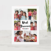 Beste Grammy Ooit Foto Collage Wenskaart Feestdagen Kaart (Voorkant)
