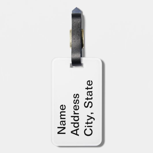 Beste Grammy ter wereld Bagagelabel (Achterkant verticaal)