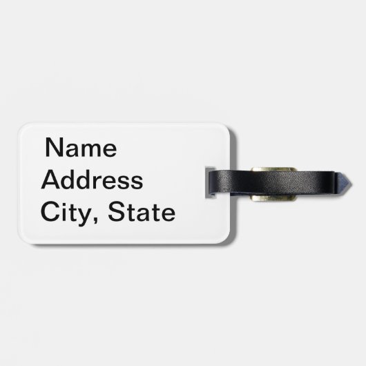 Beste Grammy ter wereld Bagagelabel (Achterkant horizontaal)