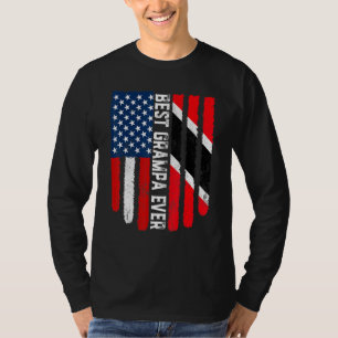 beste Grampa ooit Amerikaans Trinidad en Tob T-shirt