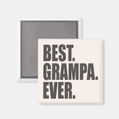 Beste. Grampa. Ooit. Magneet (Voorkant / Achterkant)