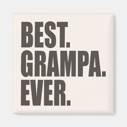 Beste. Grampa. Ooit. Magneet (Voorkant)