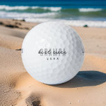Beste Grampa ooit sinds 20XX Modern Simple Preppy Golfballen<br><div class="desc">Dit eenvoudige en moderne ontwerp bestaat uit san serif typografie.</div>