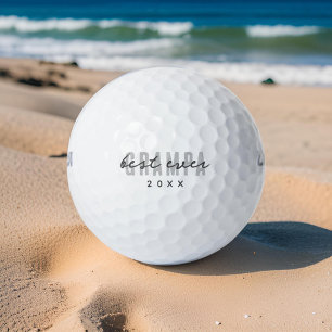 Beste Grampa ooit sinds 20XX Modern Simple Preppy Golfballen