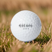 Beste Grampa ooit sinds 20XX Modern Simple Preppy Golfballen