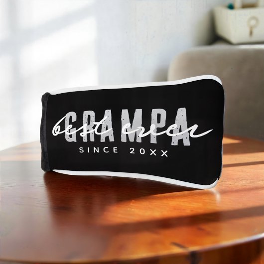 Beste Grampa ooit sinds 20XX Modern Simple Preppy Golfheadcover